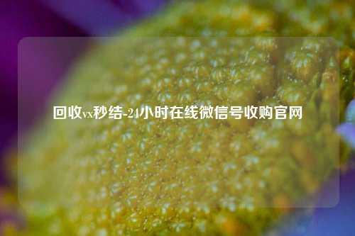 回收vx秒结-24小时在线微信号收购官网